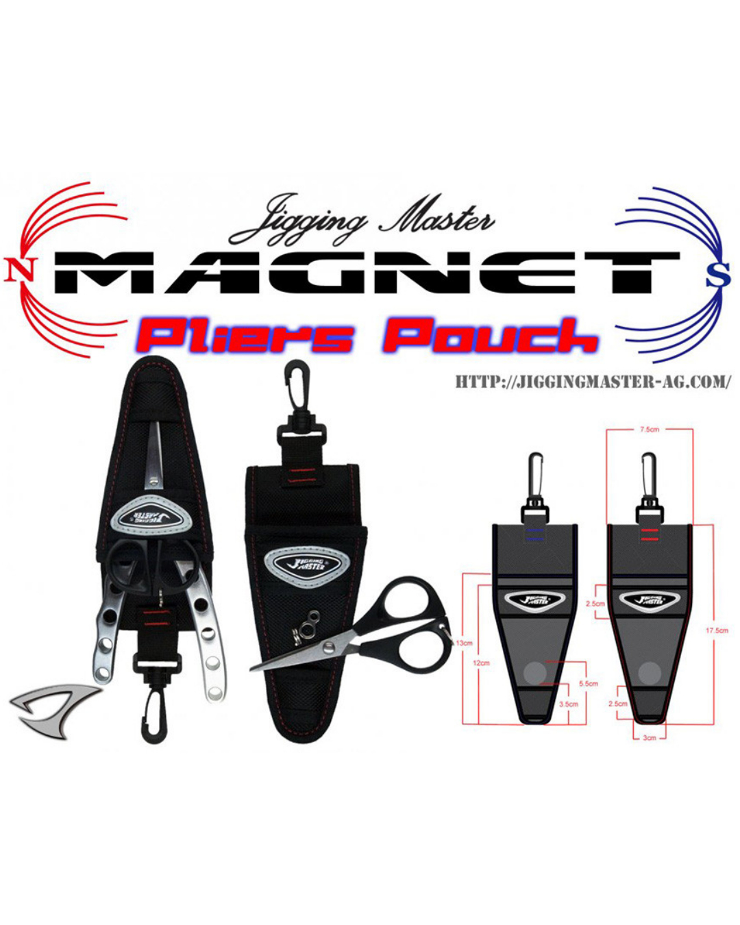 Jigging Master Magnet Plier Pouch