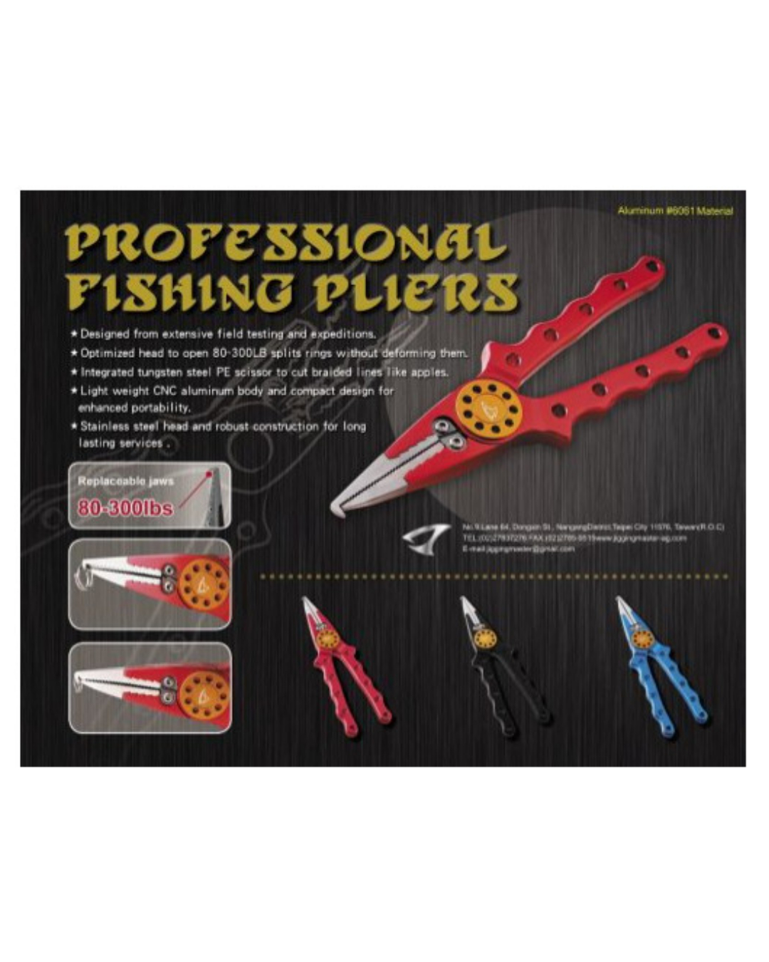 Jigging Master Fishing Plier