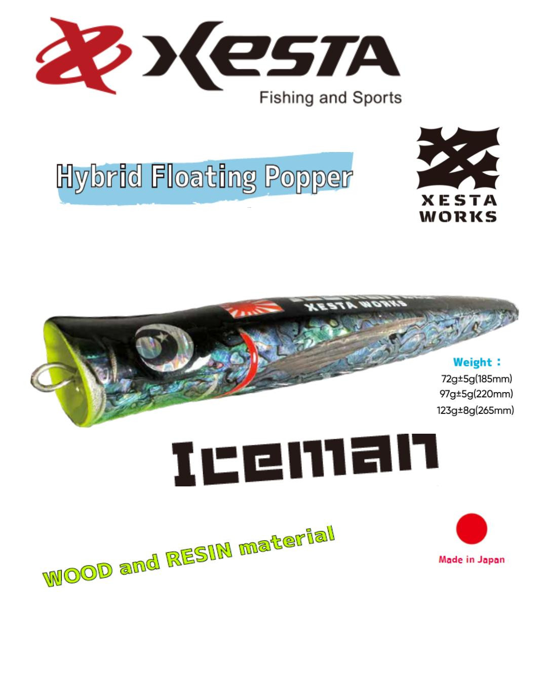 XESTA Iceman -HYBRID FLOATING POPPER